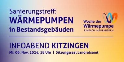 Sanierungstreff in Kitzingen: So klappt es mit der Wärmepumpe